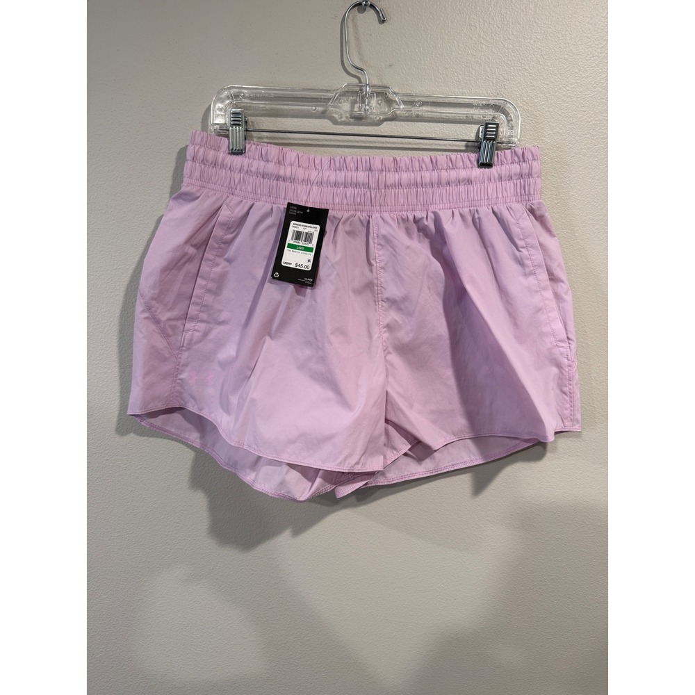 Under‎ Armour Womens L/G Loose Flex Woven Shorts Lavender Athletic Casual Sz L
